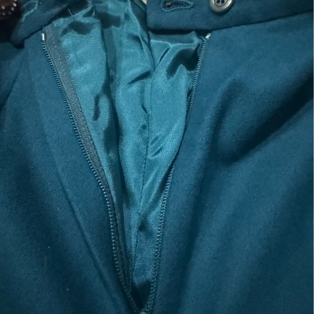 Vintage Pendleton Turquoise Wool Slacks - image 3